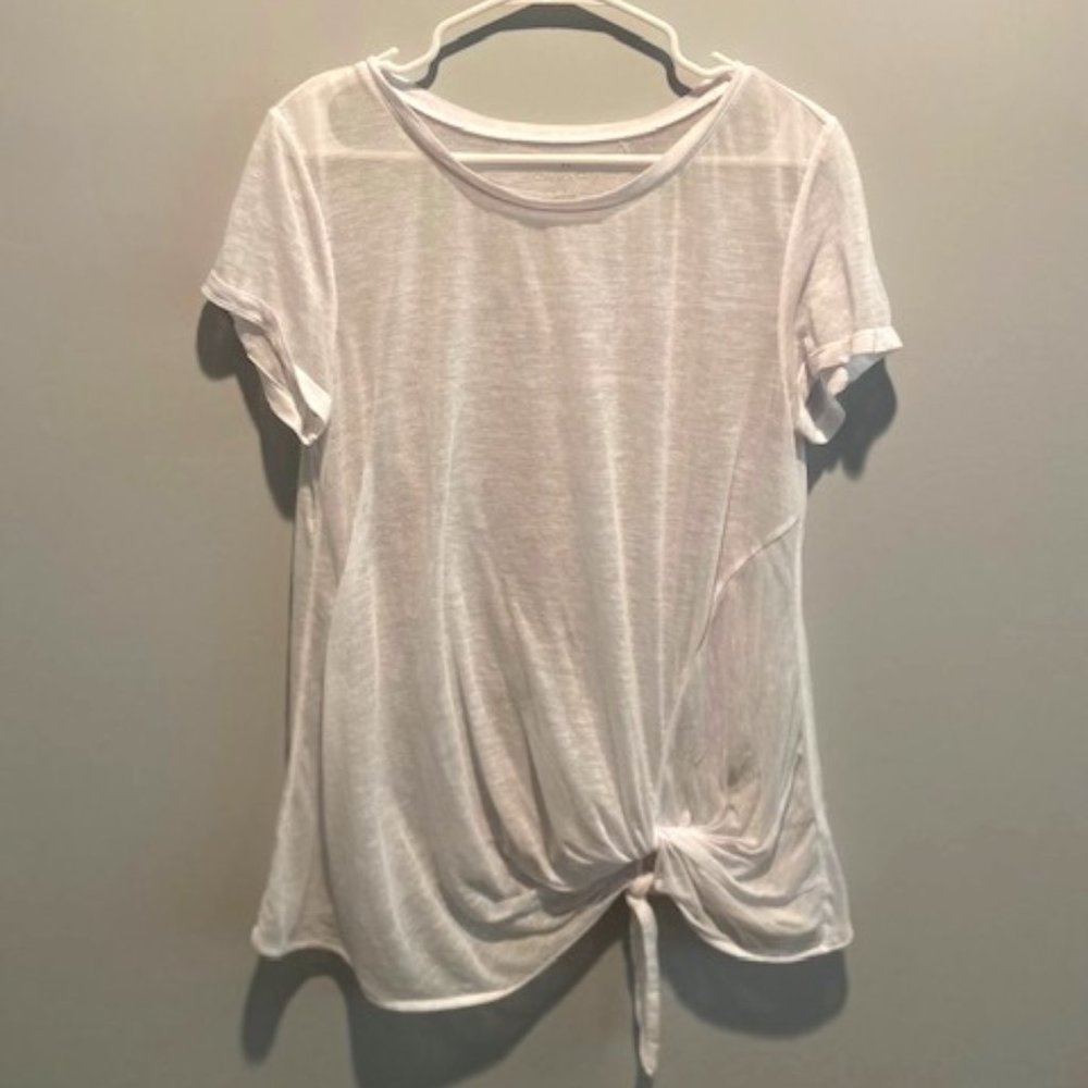 Caslon Burnout Side Tie Tee Shirt